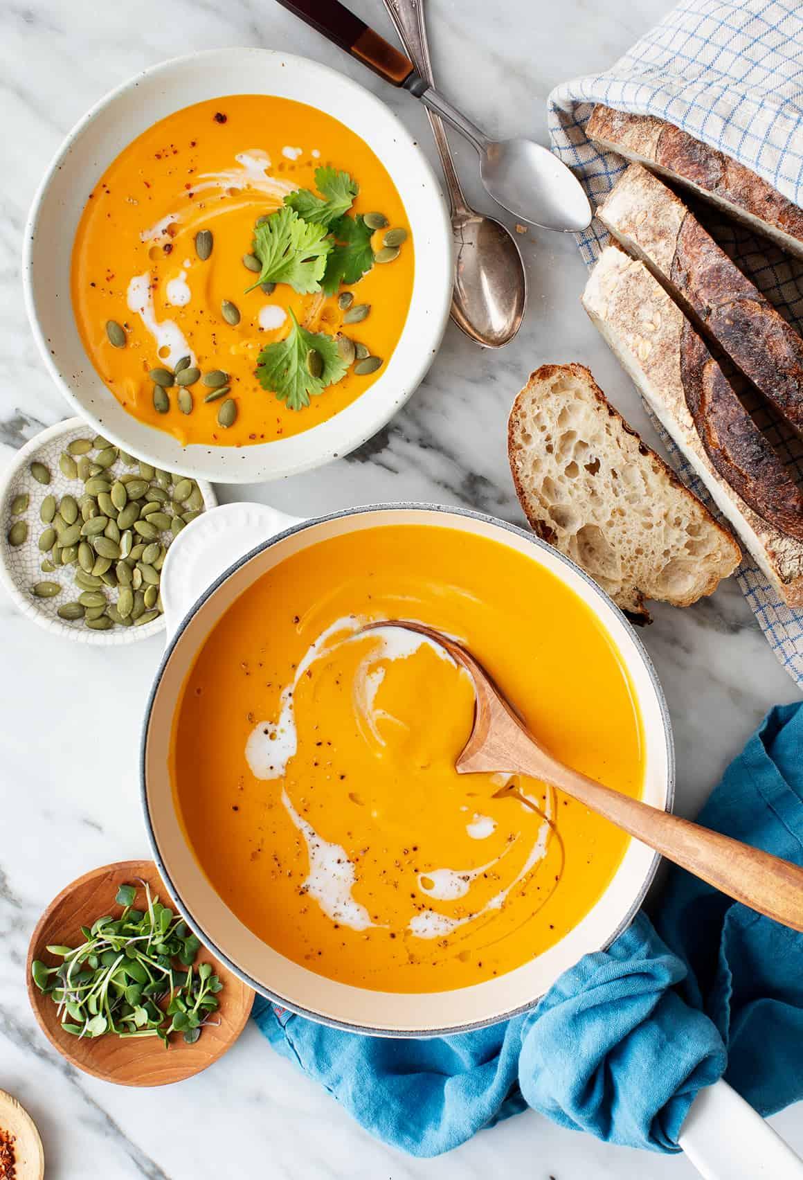 Sweet Potato Soup Recipe - Love and Lemons