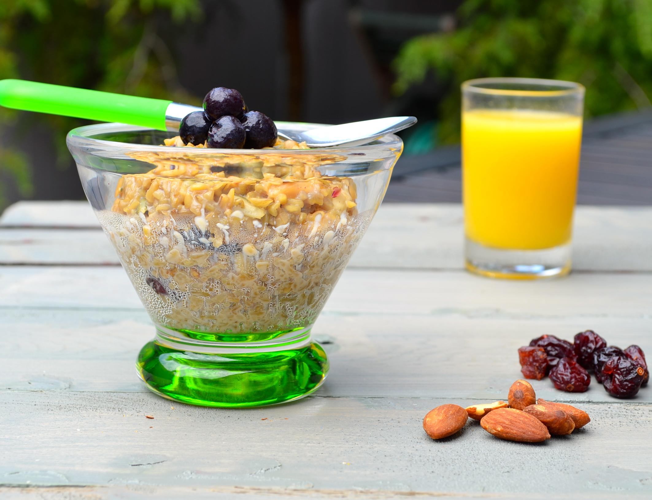 Vegan Freekeh Breakfast 