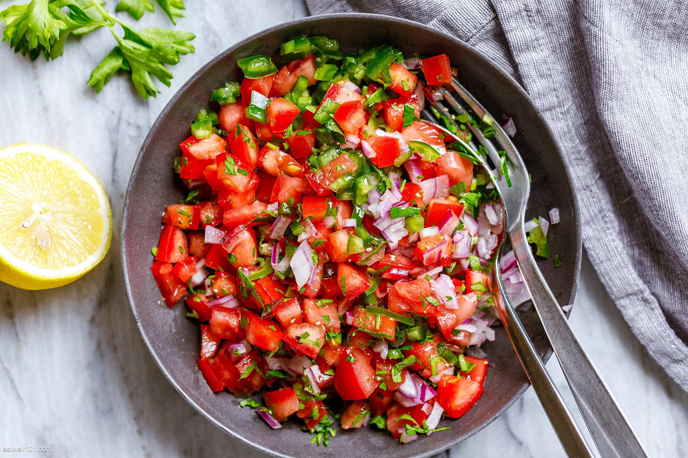 Jalapeño Tomato Salad Recipe – Easy Tomato Salad Recipe — Eatwell101