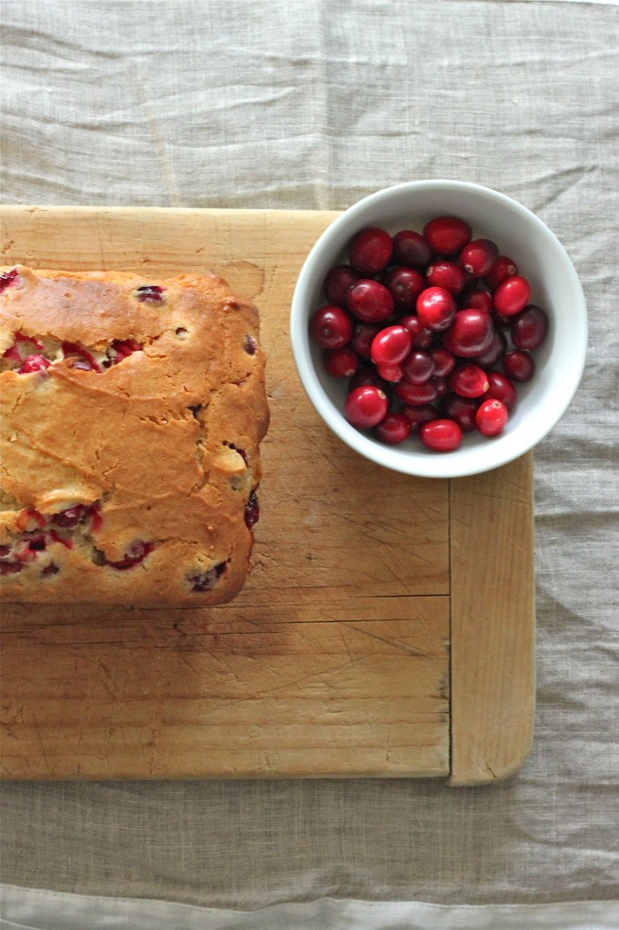 Eggnog Cranberry Bread has two winter time essentials packed in one delicious quick bread! | TheCornerKitchenBlog.com #eggnog #cranberry #baking #holiday