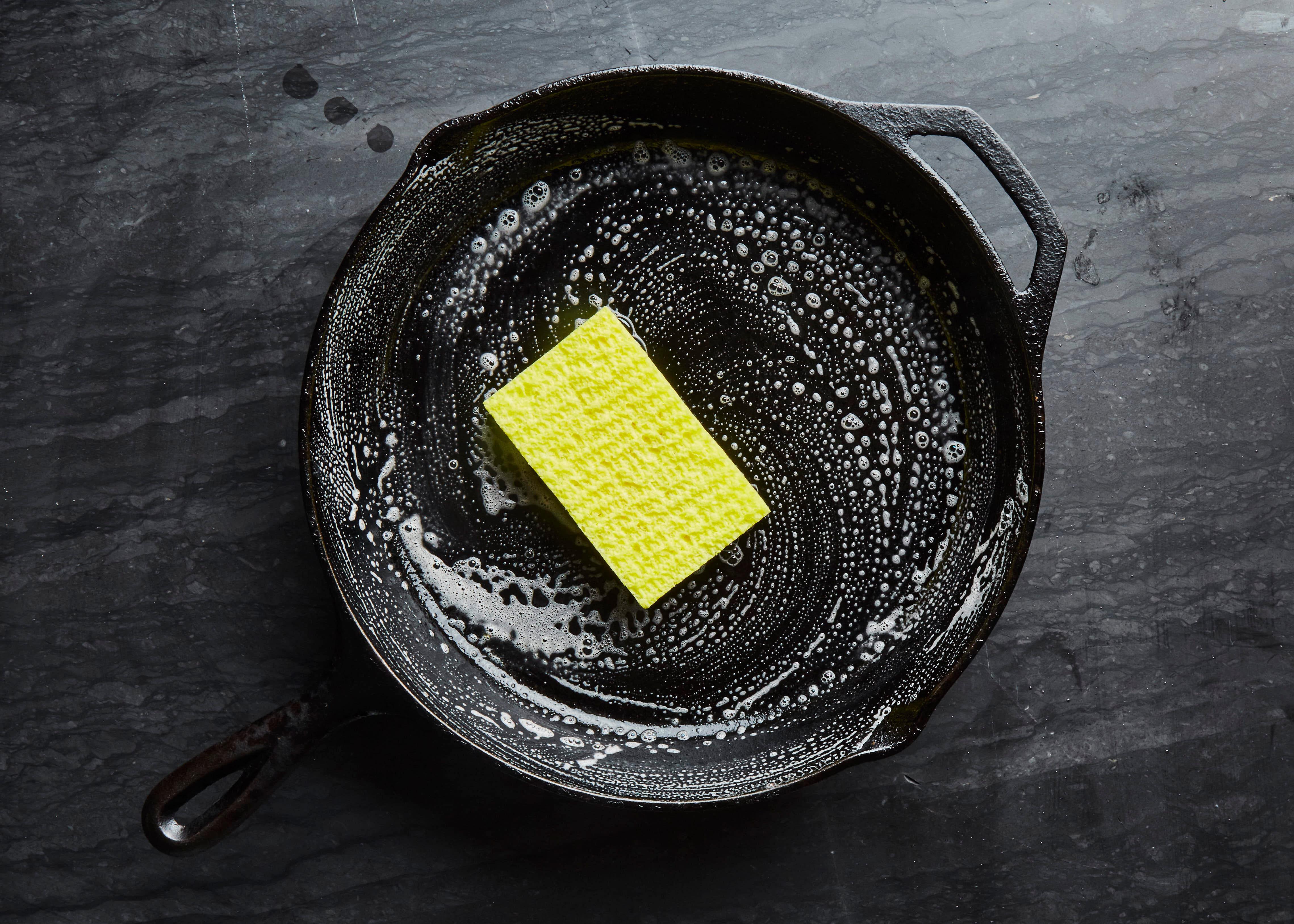 How to Clean a Cast-Iron Skillet the Right Way | Bon Appétit