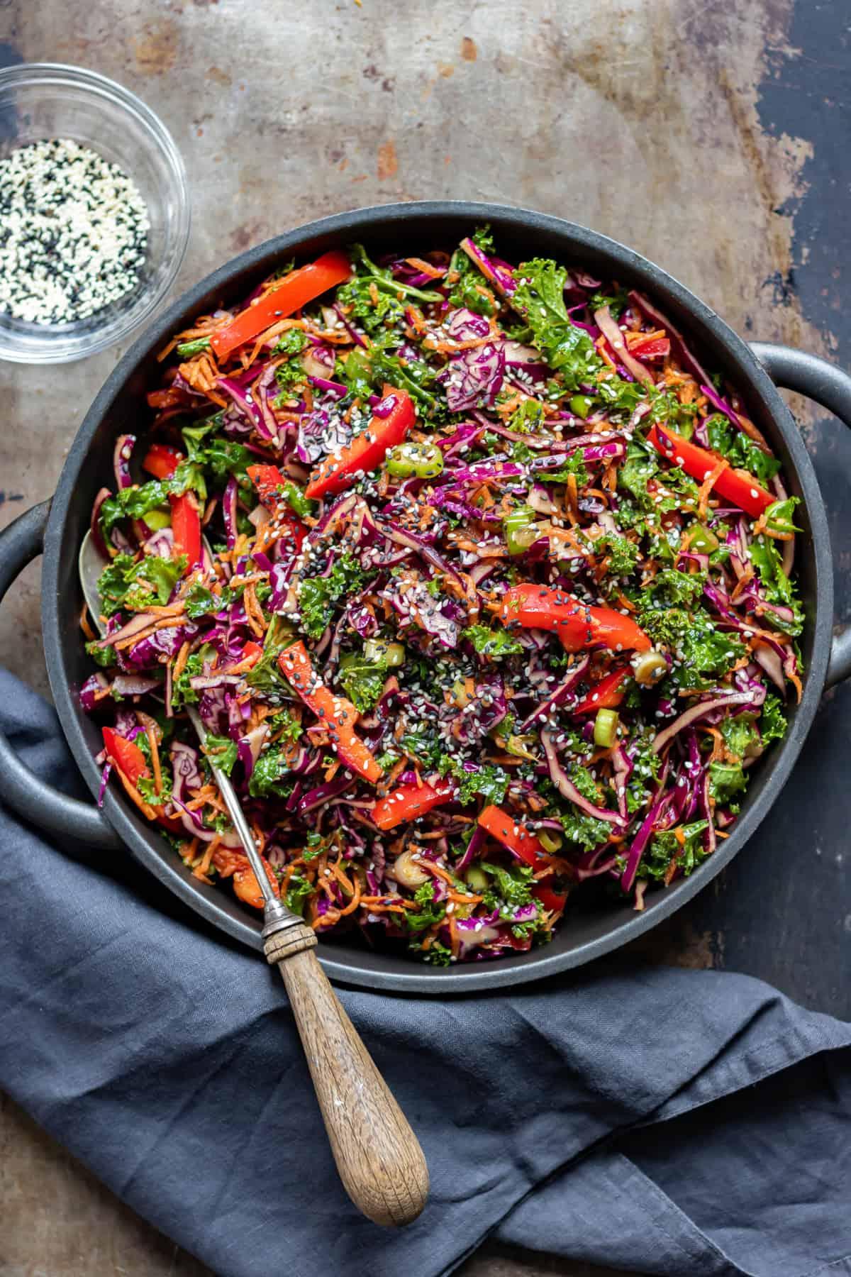 Asian Coleslaw - Veggie Desserts