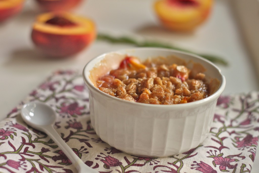 Peach Rosemary Crisp 