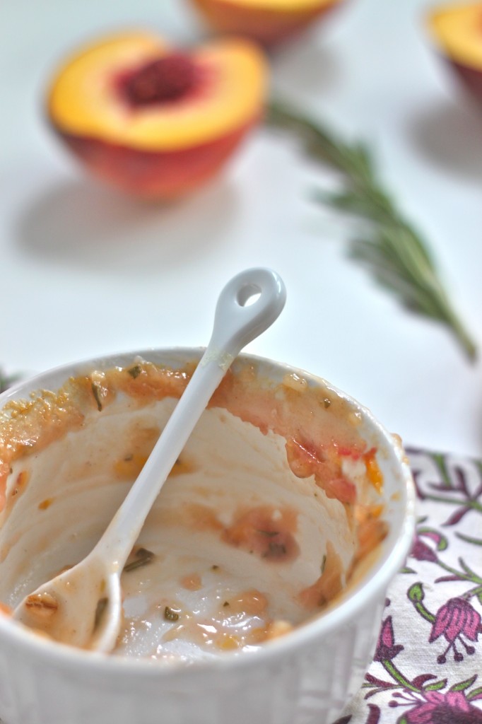 Peach Rosemary Crisp 