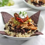 Shredded Chicken Burrito Bowls